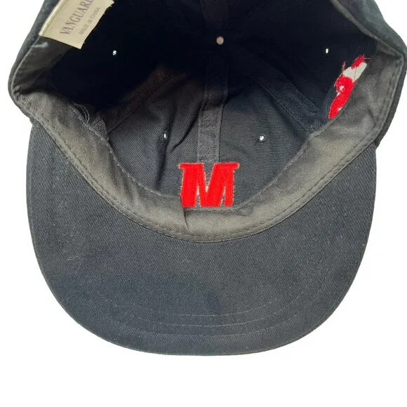 Marlboro Tobacco Cigarettes Hat Strapback Cap Vintage Retro Big M Cowboy 90's - Picture 9 of 9